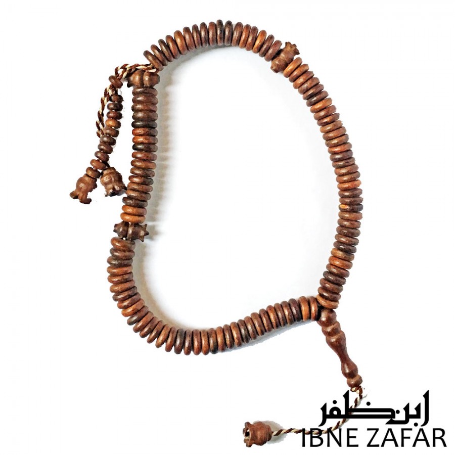 100 Beads Indonesian Sea Wood Tasbih TS-64